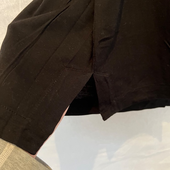 Baja East - Black Liquid Silk T-Shirt - Unisex Chic Draped Tunic - 80% OFF SALE! - Picture 5 of 7